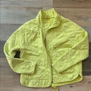 CALIA by Carrie Underwood Quilted Neon Yellow Jacket